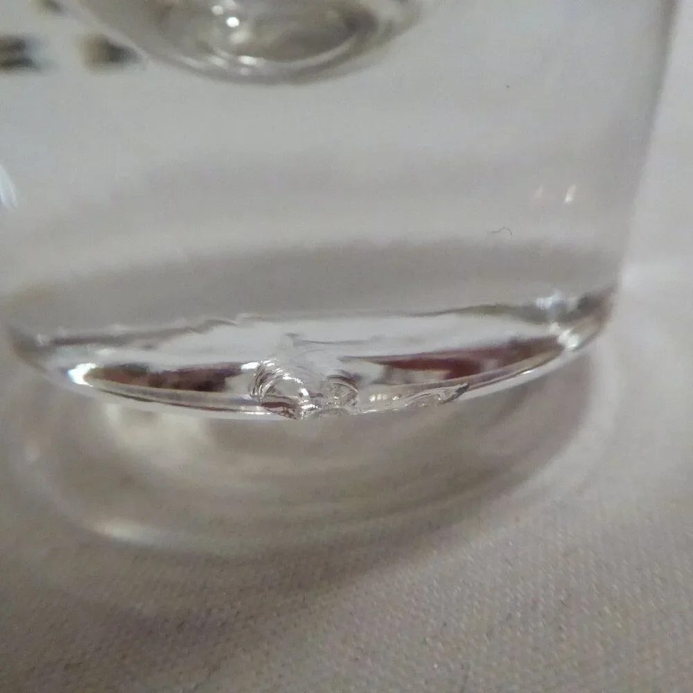RESTORATION HARDWARE EYE CHART SHOT GLASS SET OF 4 NOVELTY BARWARE